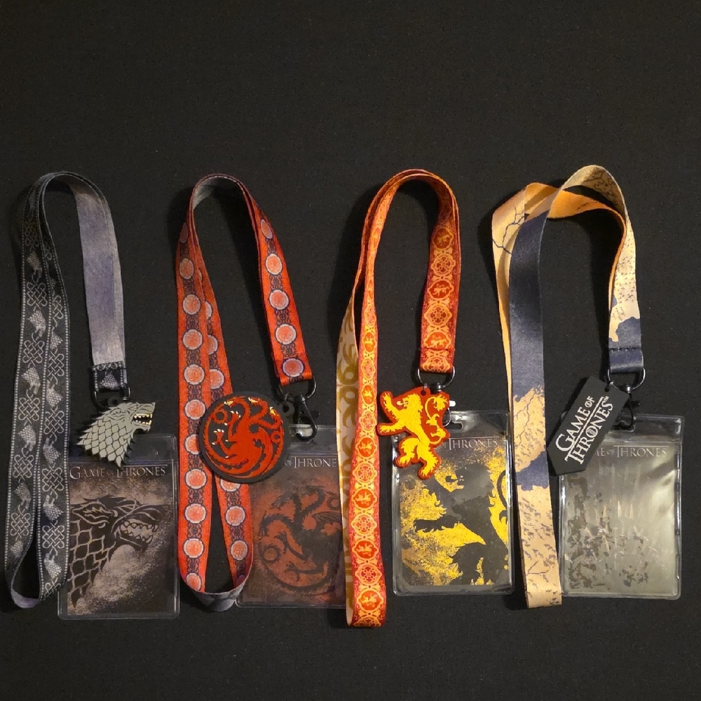 Game Of Thrones Themed Lanyard Set-4 Unisex
